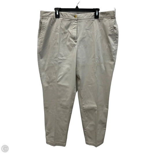 Pants Chinos & Khakis By Talbots In Grey, Size: 16