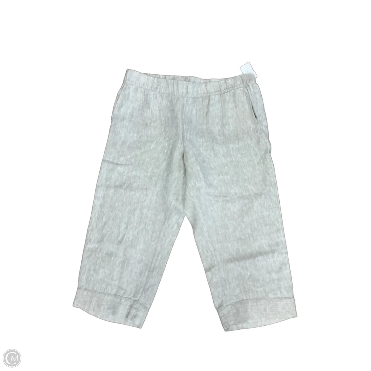Pants Linen By Pure Jill In Tan, Size: Lp