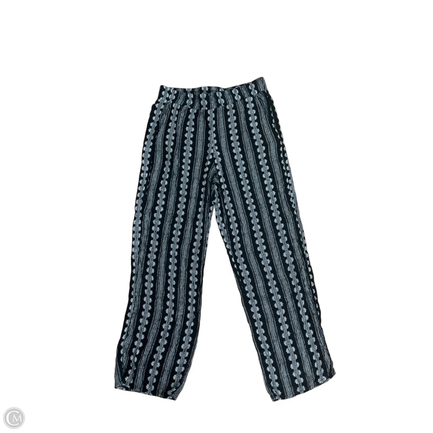 Pants Wide Leg By Three Dots In Black, Size: L