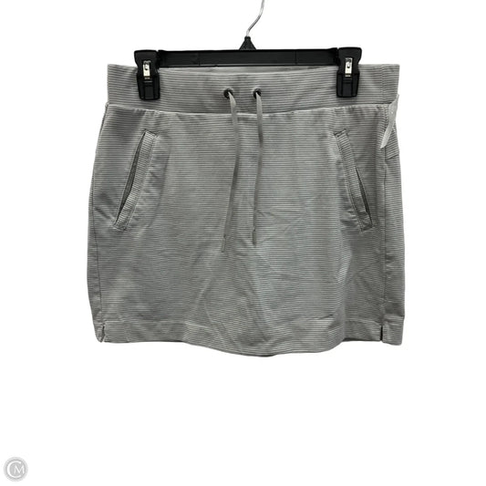 Athletic Skort By Athleta In Striped Pattern, Size: S
