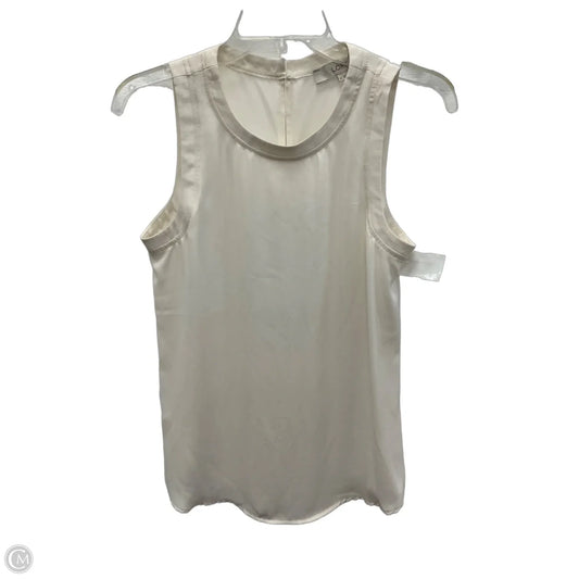 Top Sleeveless By Loft In White, Size: Xs