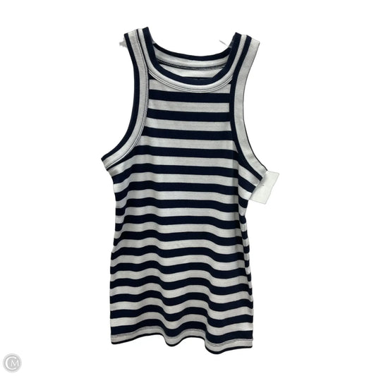 Top Sleeveless By Loft In Striped Pattern, Size: S
