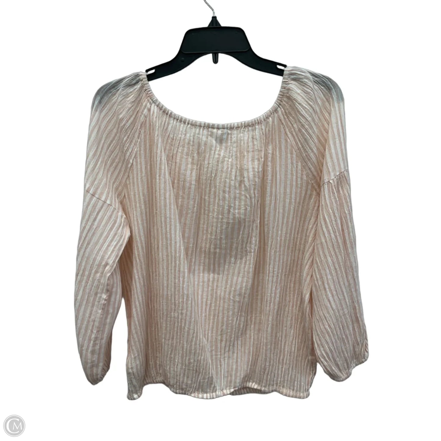 Top Long Sleeve By Gap In Striped Pattern, Size: S