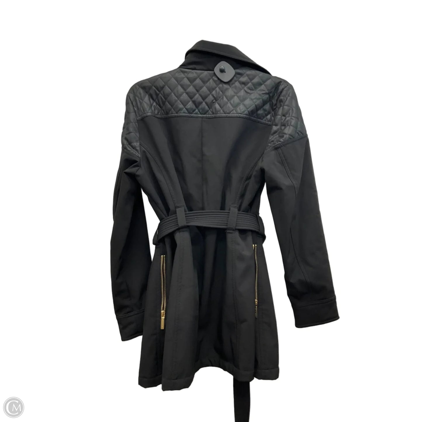 Jacket Puffer & Quilted By Michael By Michael Kors In Black, Size: M