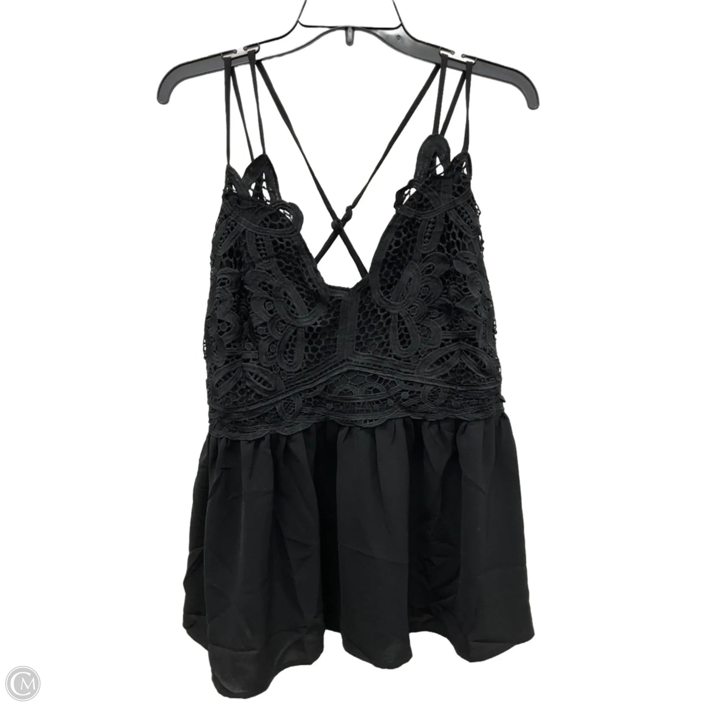 Top Sleeveless By Cmc In Black, Size: 3x