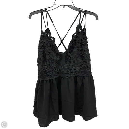 Top Sleeveless By Cmc In Black, Size: 3x
