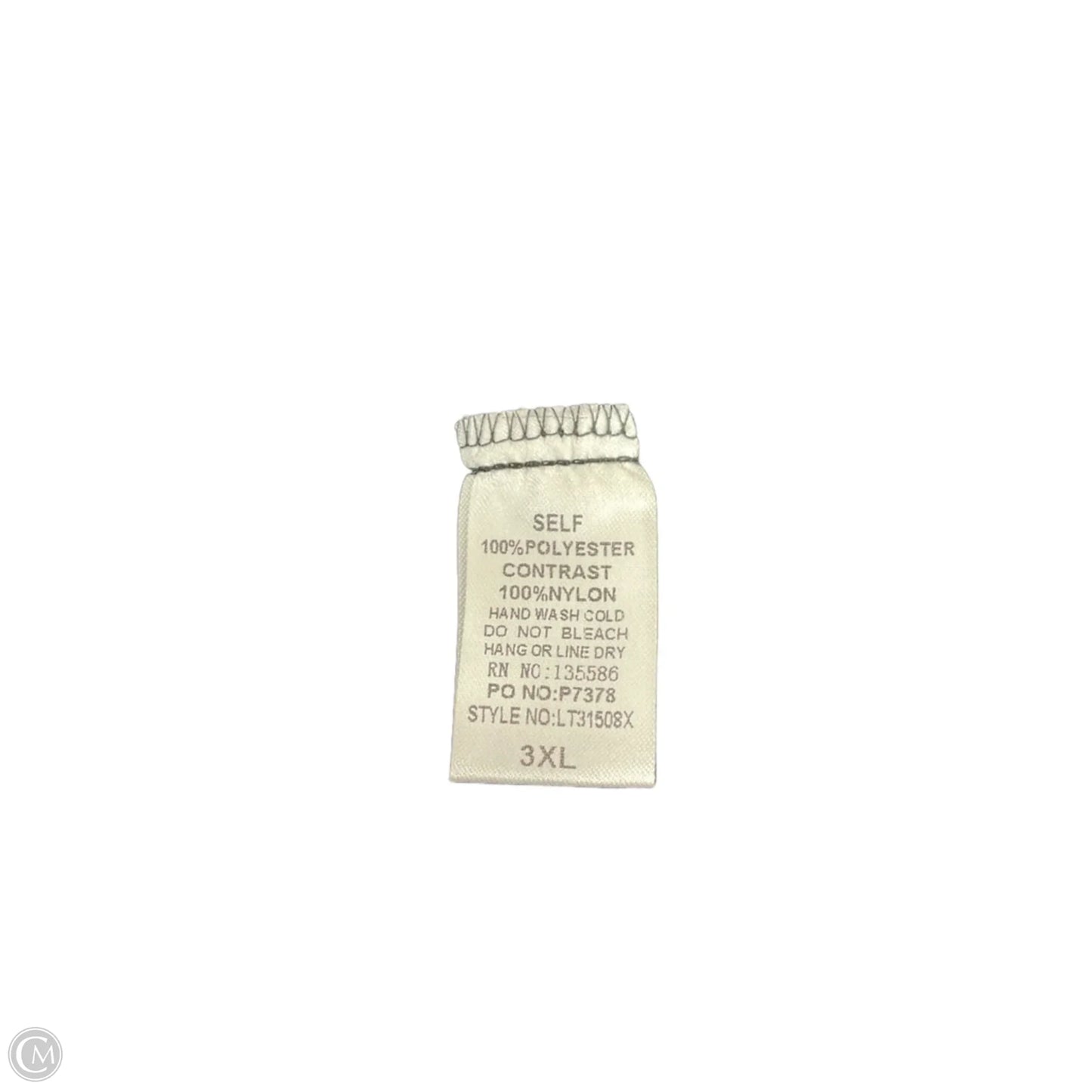 Top Sleeveless By Cmc In Black, Size: 3x