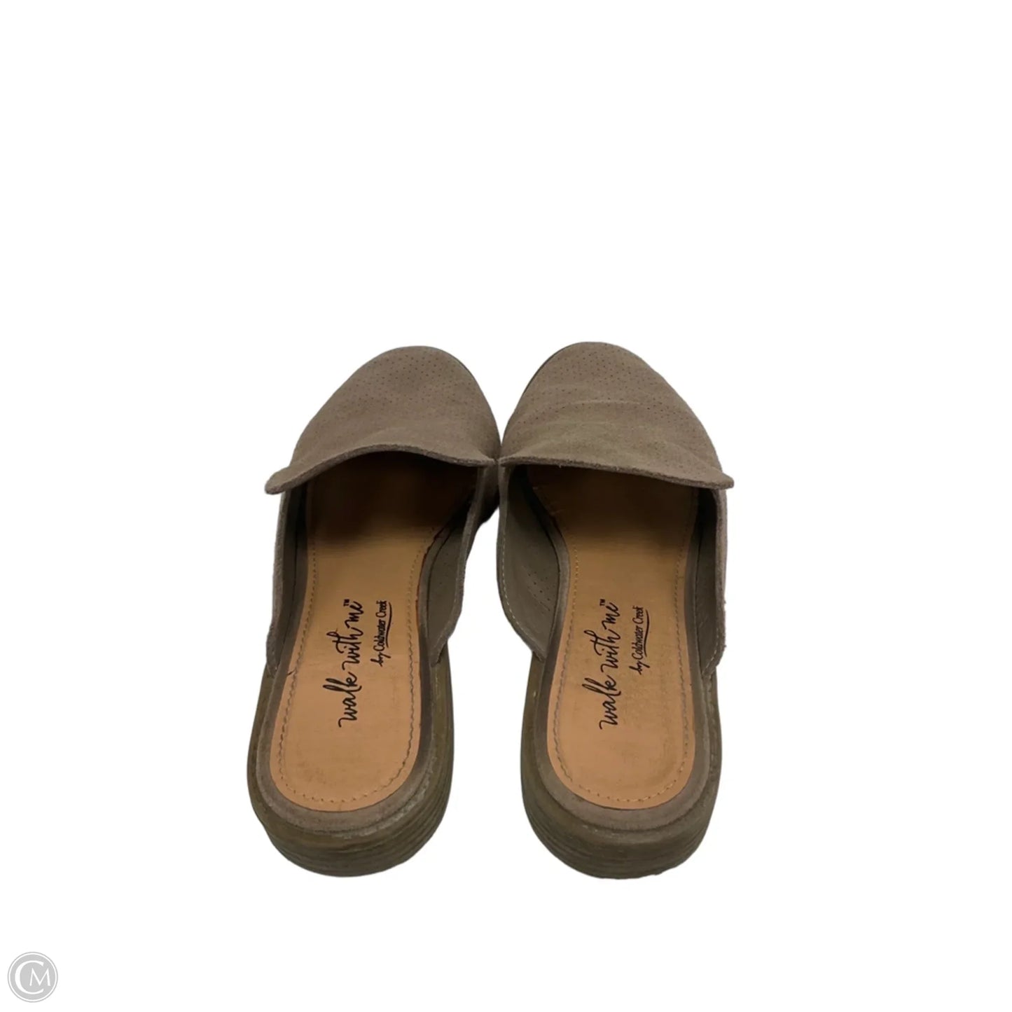 Sandals Flats By Coldwater Creek In Tan, Size: 7.5