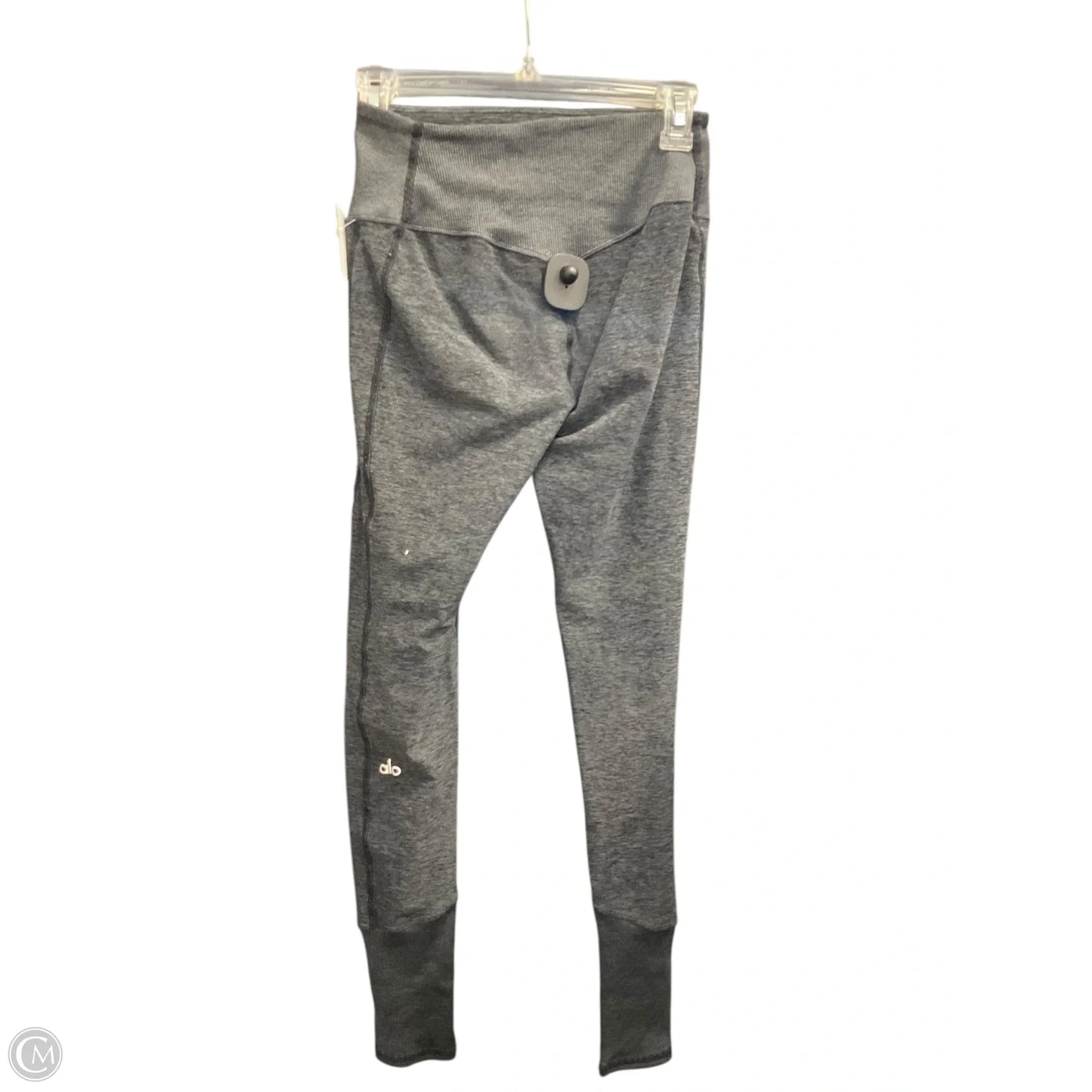 Athletic Leggings By Alo In Grey, Size: S