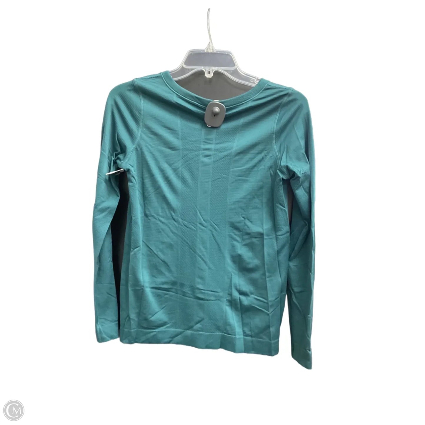 Athletic Top Long Sleeve Crewneck By Lululemon In Green, Size: S