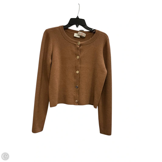 Cardigan By Cyrus In Tan, Size: M