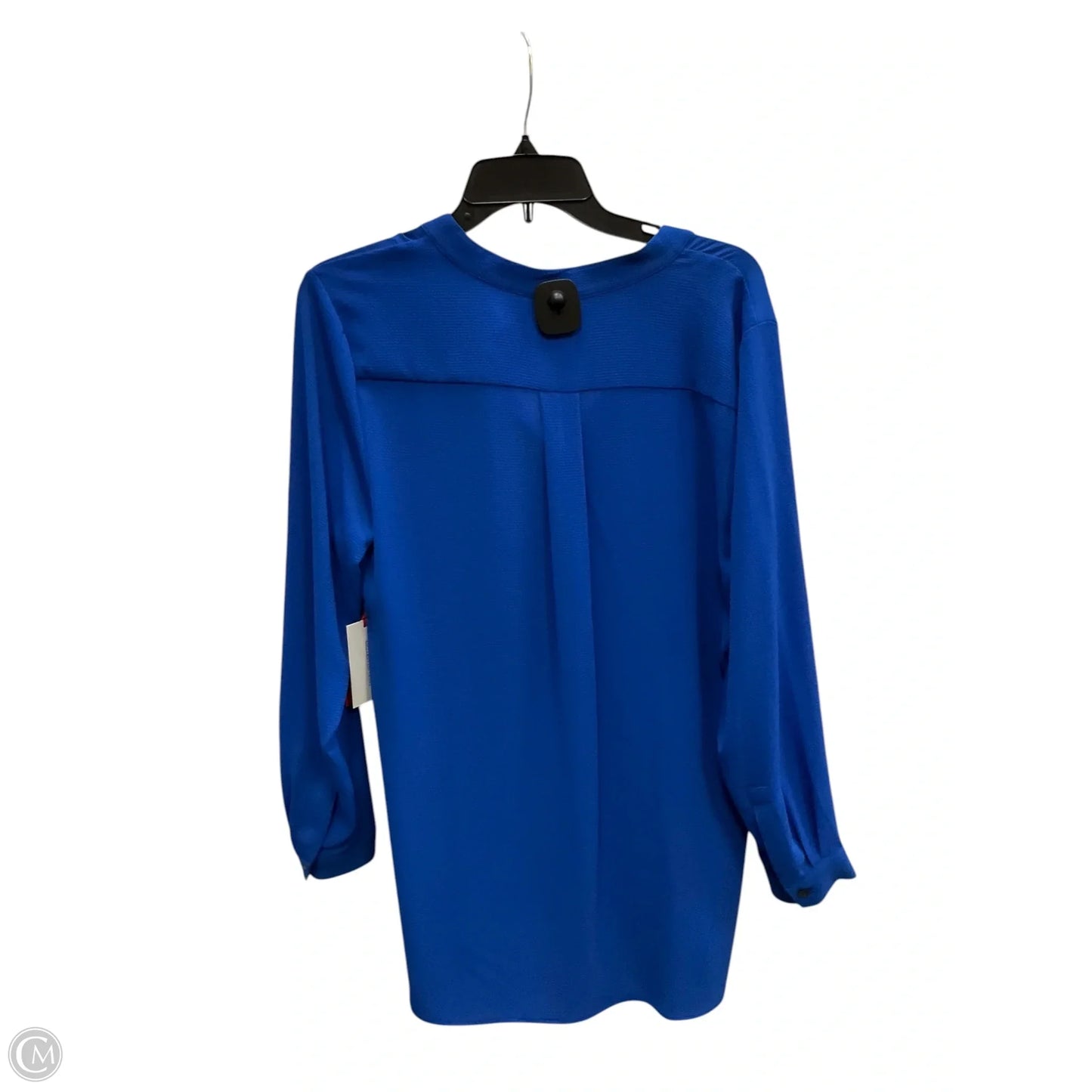 Top Long Sleeve By Vince Camuto In Blue, Size: M