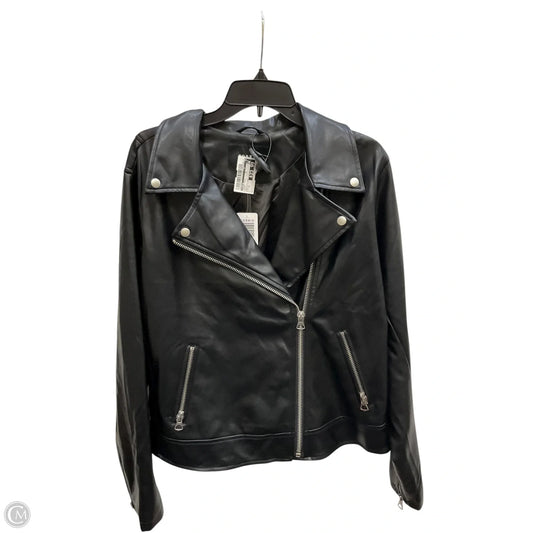 Jacket Moto By Torrid In Black, Size: 3x