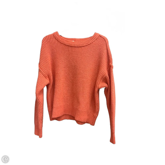 Sweater By American Eagle In Orange, Size: M