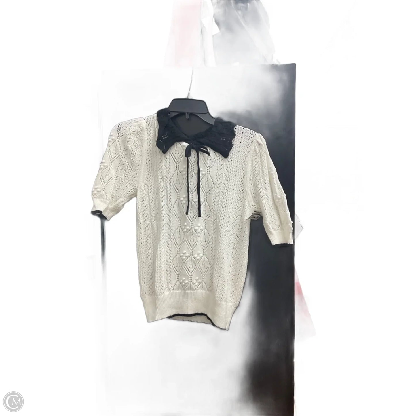 Top Short Sleeve By Loft In White, Size: Xs