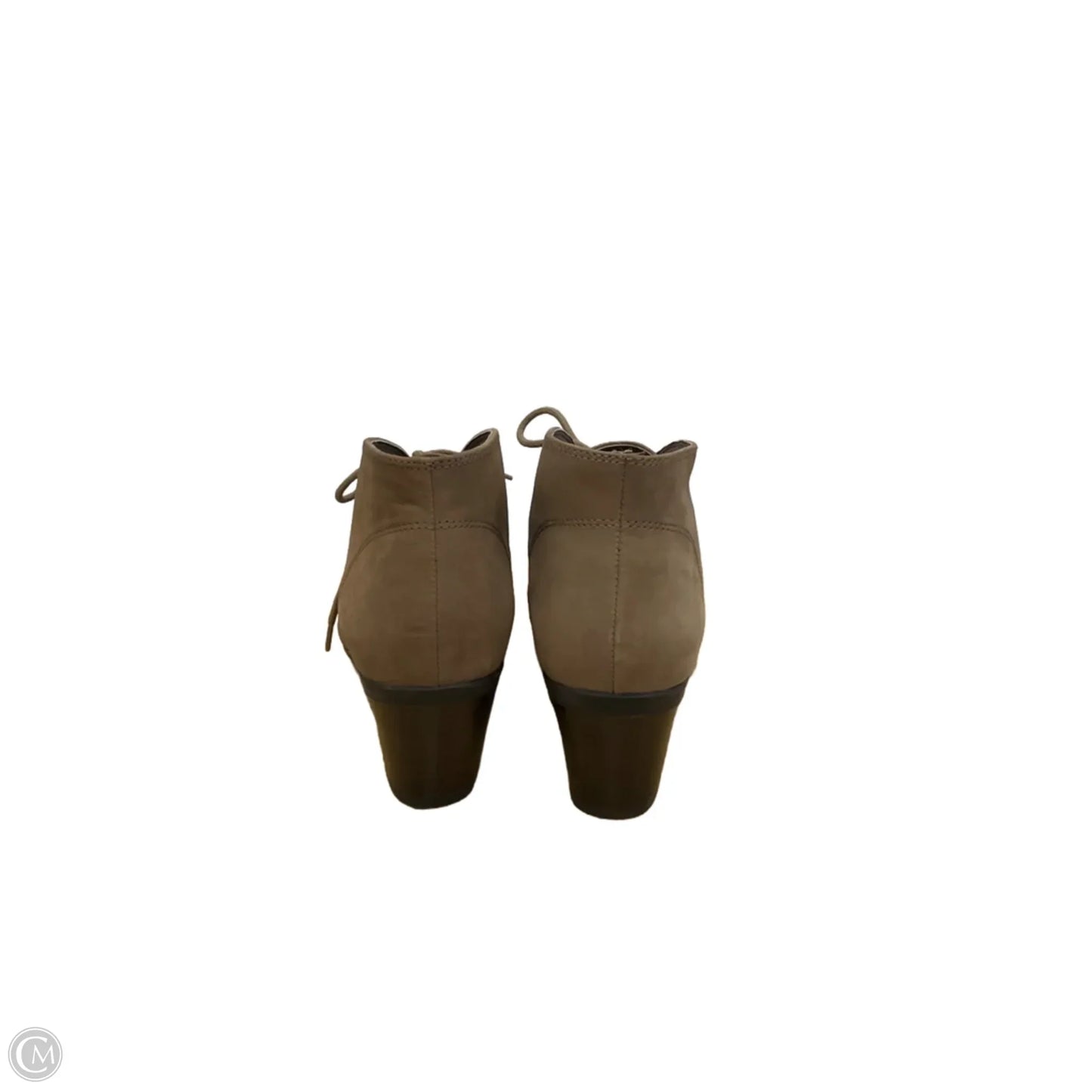 Boots Ankle Heels By Abeo In Brown, Size: 8