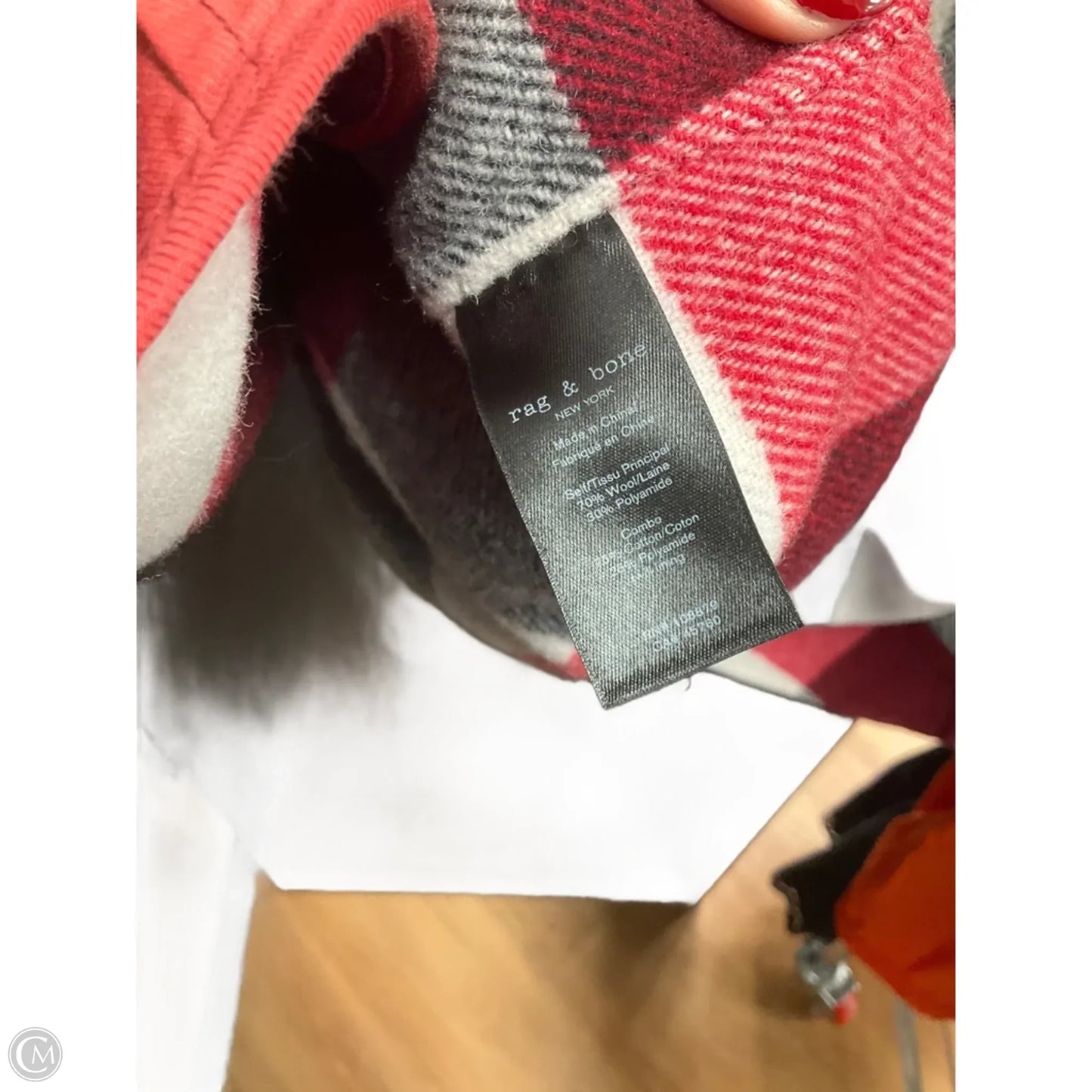 Coat Other By Rag And Bone In Plaid Pattern, Size: M