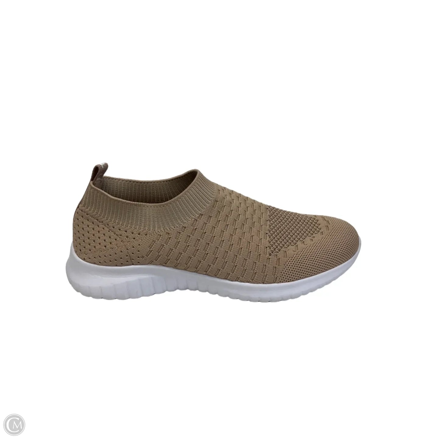 Shoes Sneakers By Clothes Mentor In Beige, Size: 7.5