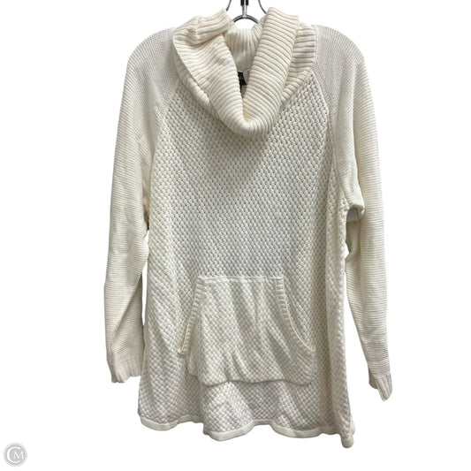 Sweater By Lane Bryant In White, Size: 18