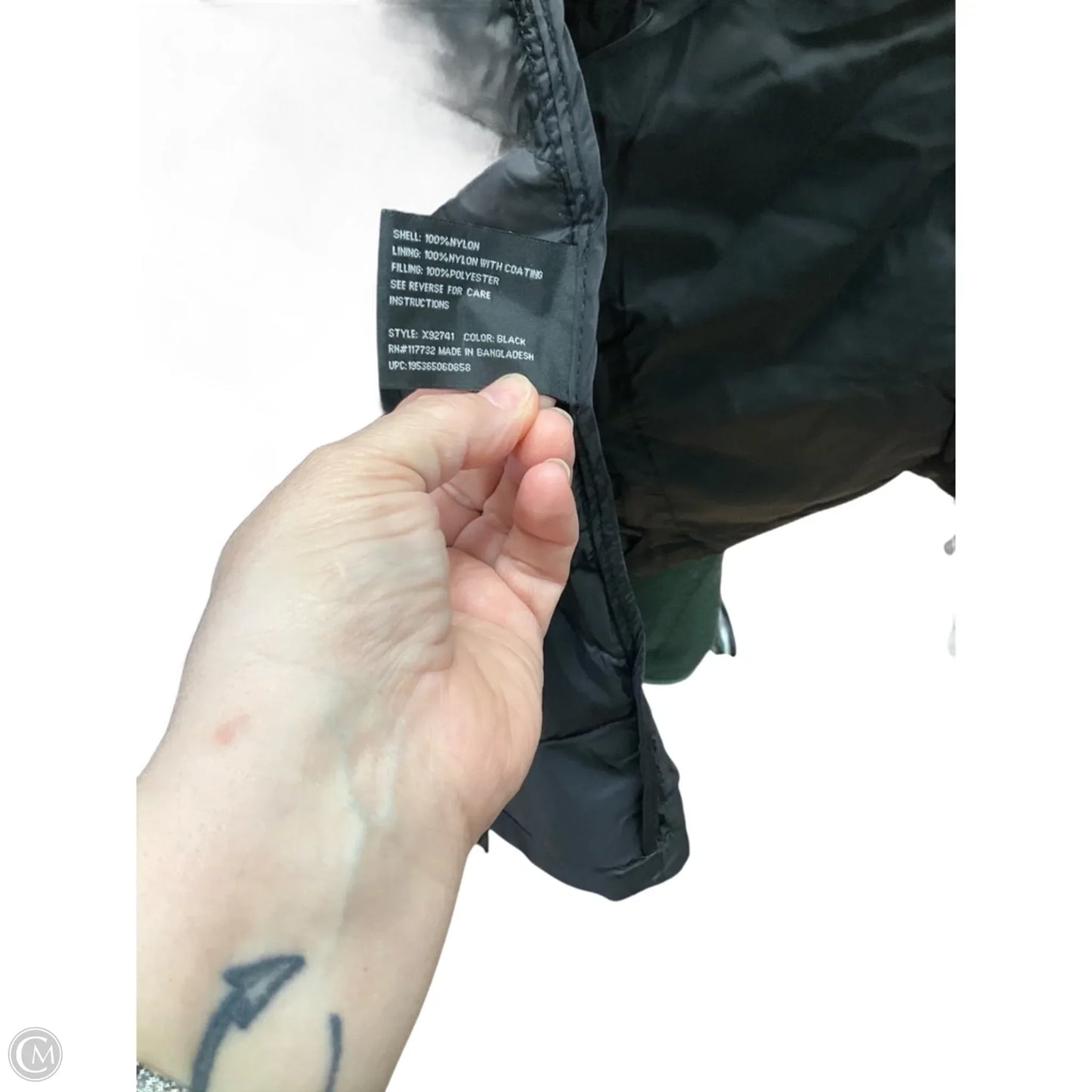 Coat Puffer & Quilted By Zero Xposure In Black, Size: L