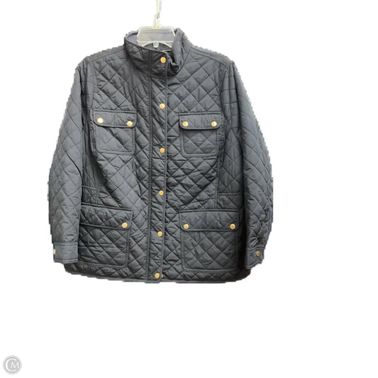 Jacket Puffer & Quilted By Talbots In Navy, Size: 1x