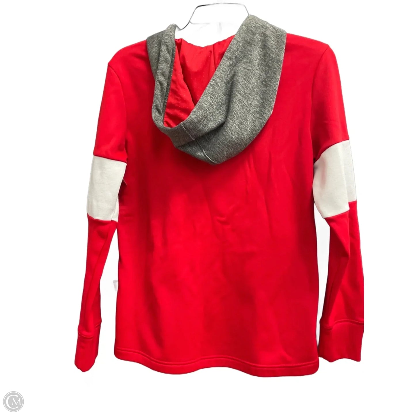 Sweatshirt Hoodie By Adidas In Red, Size: S