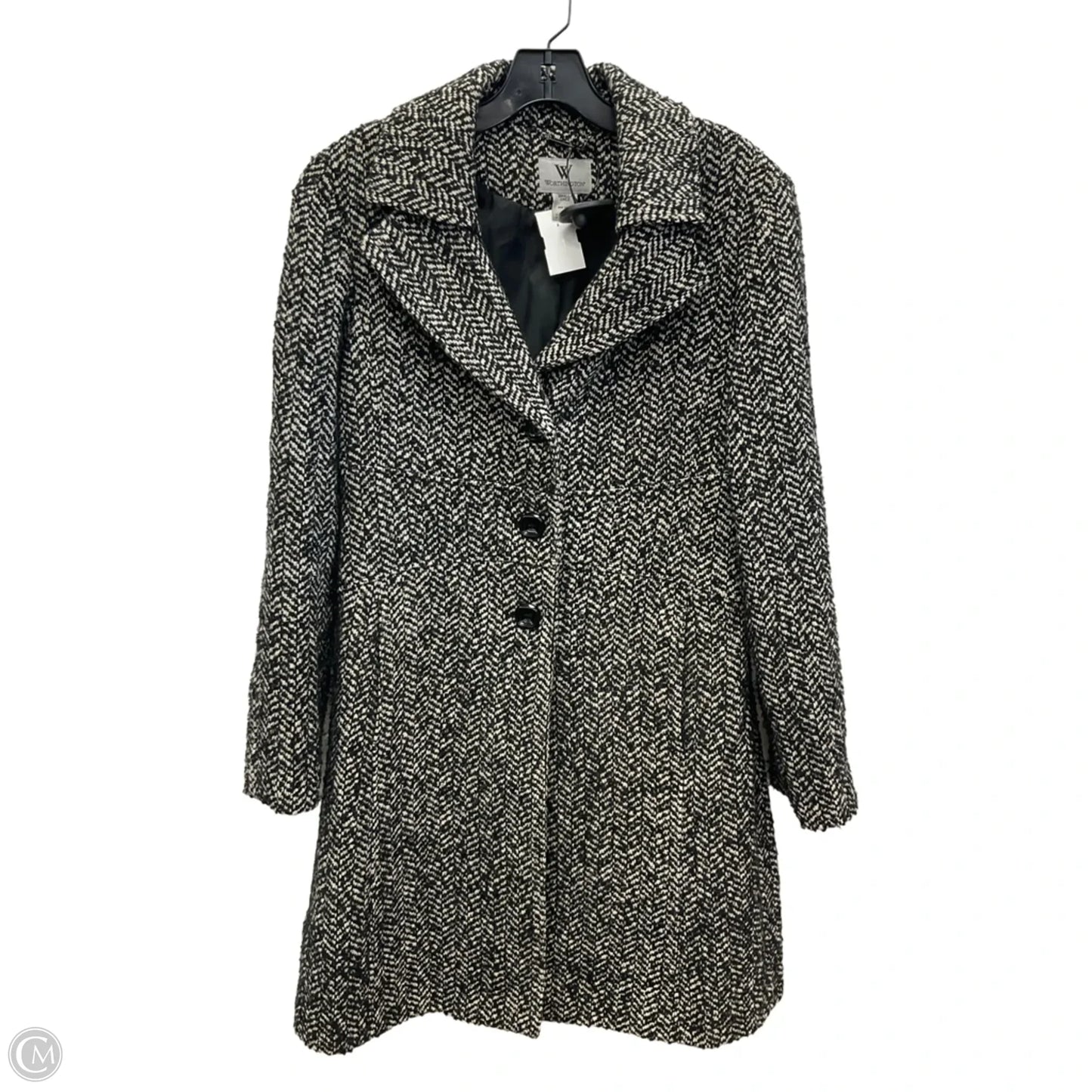 Coat Peacoat By Worthington In Black, Size: S