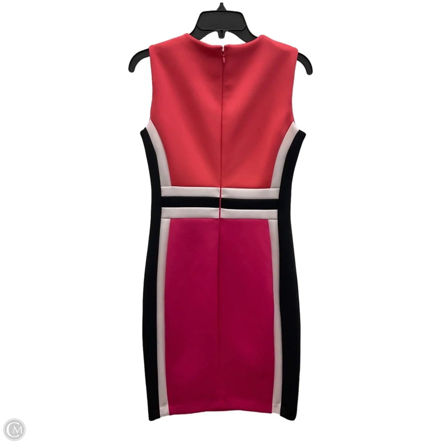 Dress Casual Midi By Calvin Klein In Pink, Size: 6