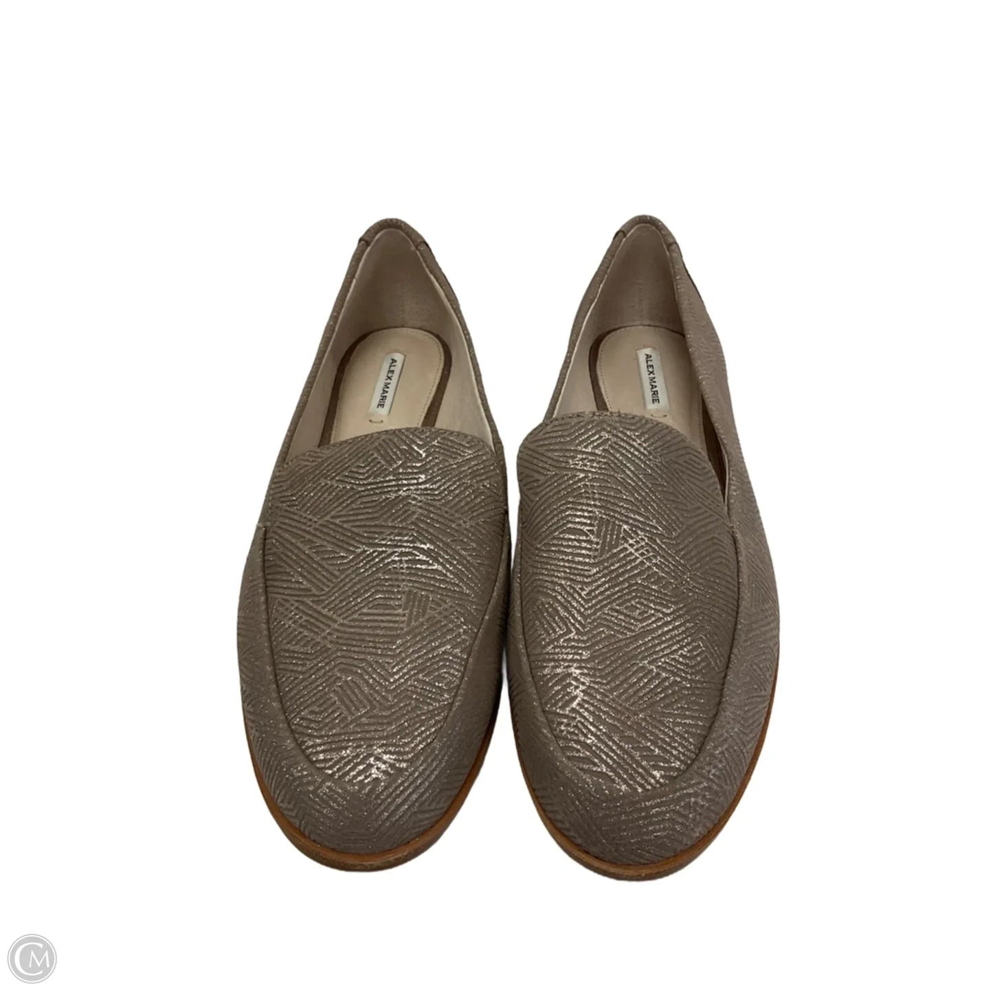 Shoes Flats By Alex Marie In Gold, Size: 7.5