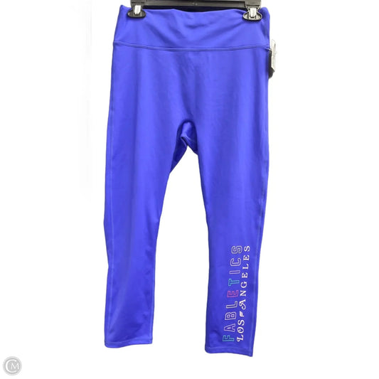 Athletic Leggings By Fabletics In Blue, Size: L