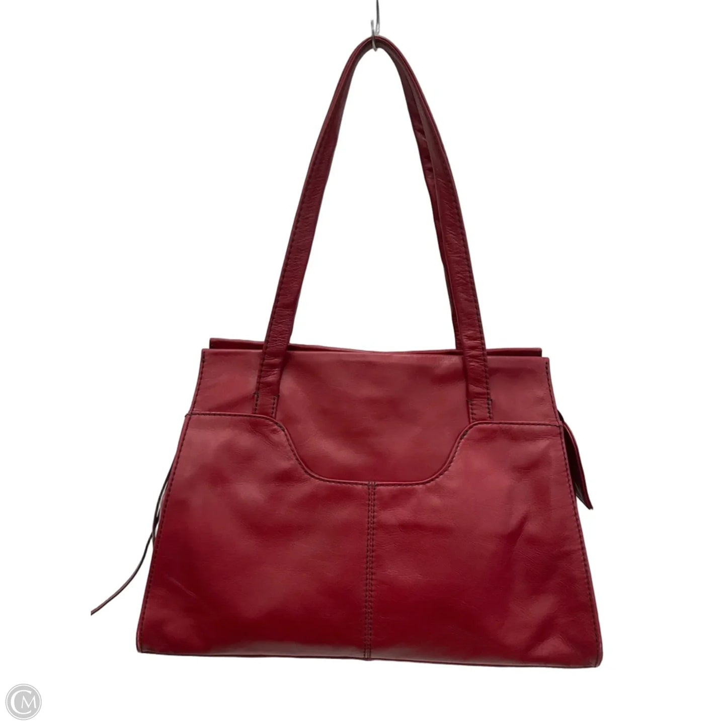 Handbag Leather By Hobo Intl, Size: Medium