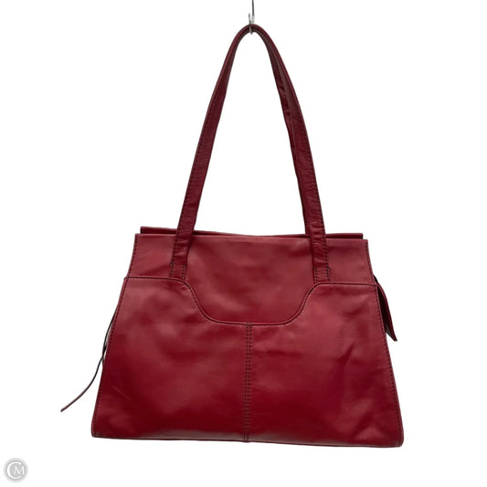 Handbag Leather By Hobo Intl, Size: Medium