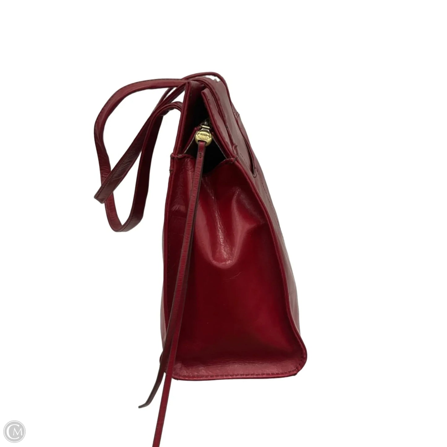Handbag Leather By Hobo Intl, Size: Medium