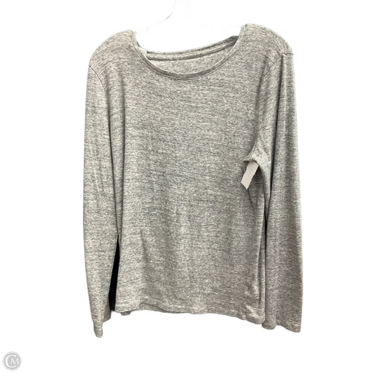 Top Long Sleeve By A New Day In Grey, Size: Xl