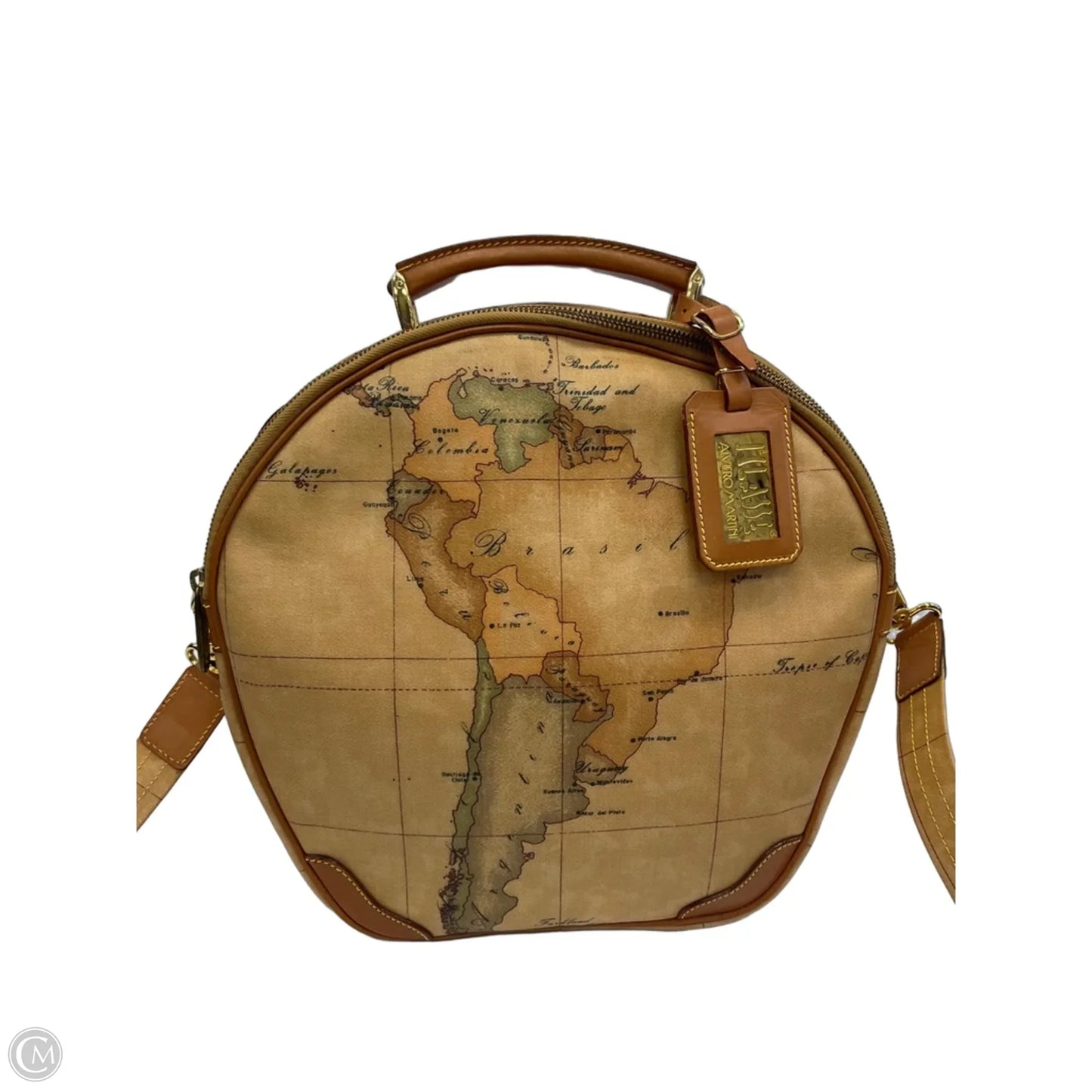 Handbag Leather By Cmb, Size: Large