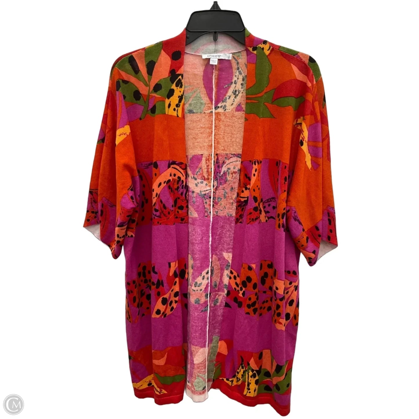 Cardigan By Chicos In Pink, Size: S