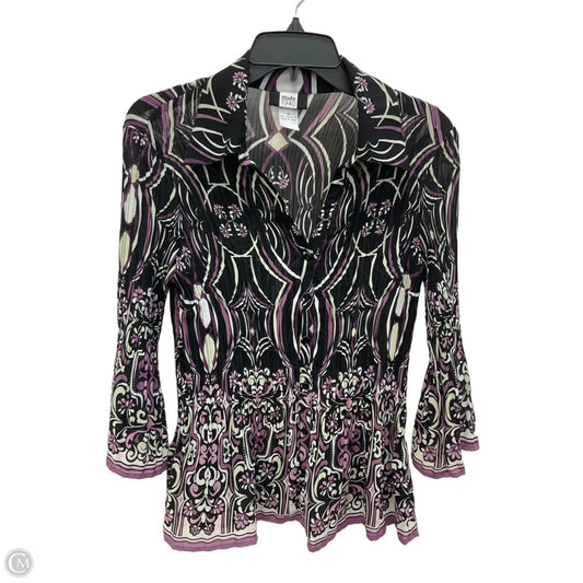 Blouse Long Sleeve By Studio In Black, Size: Xl