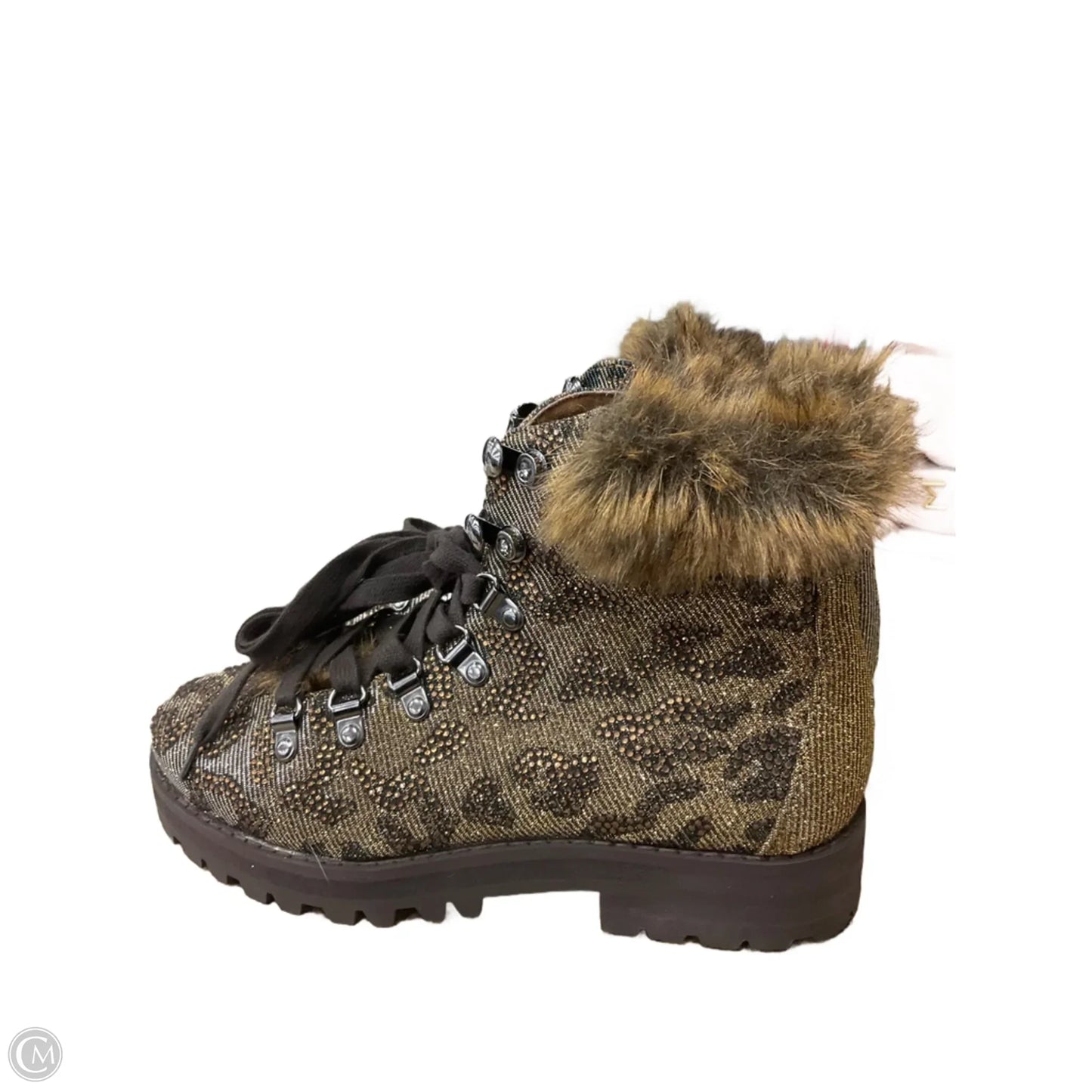 Boots Ankle Flats By Jessica Simpson In Animal Print, Size: 8