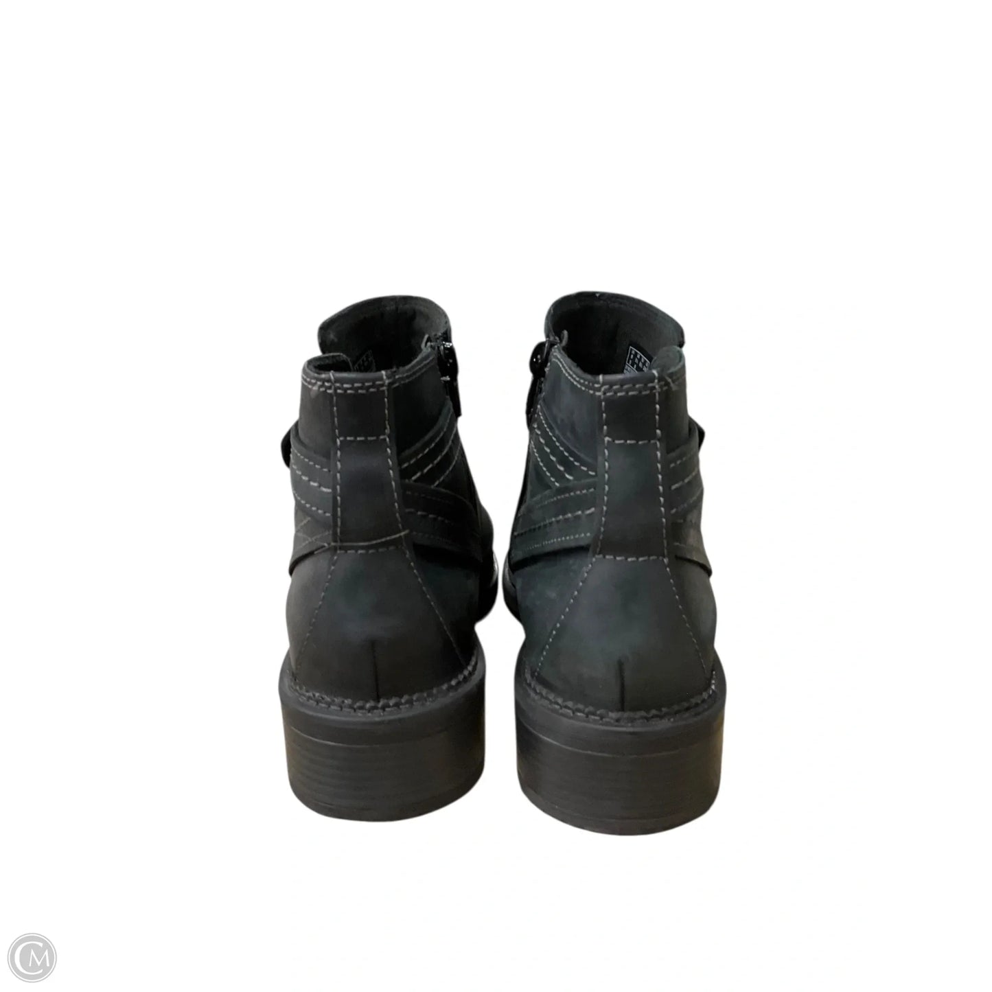Boots Ankle Heels By Clarks In Black, Size: 8.5
