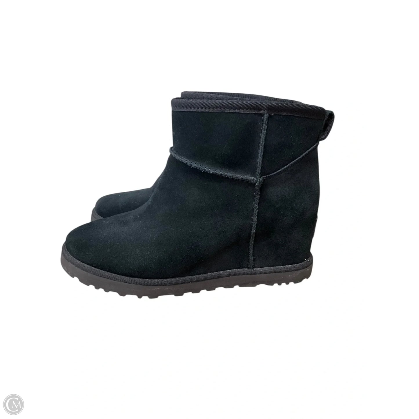 Boots Designer By Ugg In Black, Size: 6.5