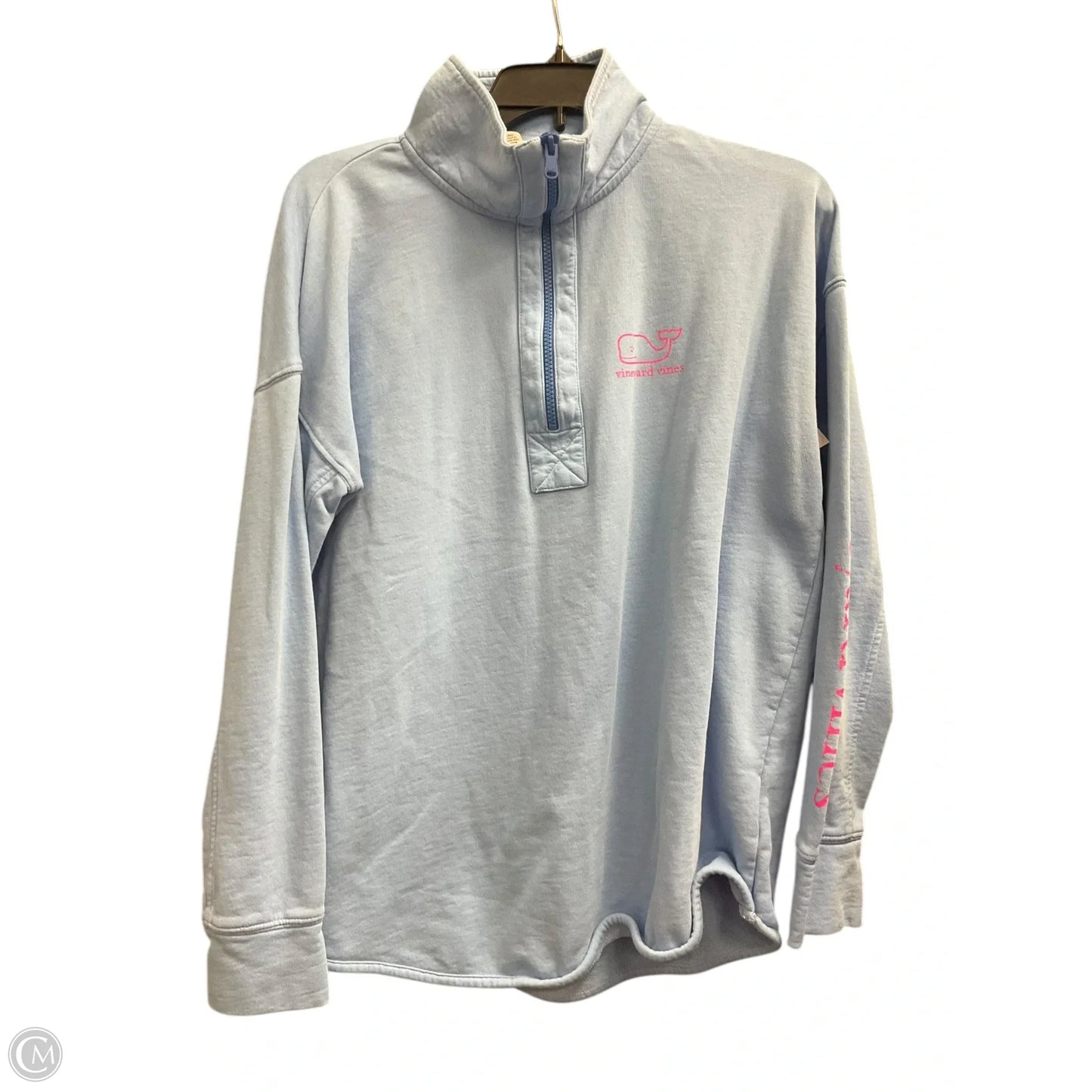 Sweatshirt Collar By Vineyard Vines In Blue, Size: M