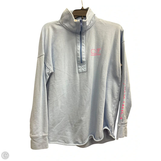 Sweatshirt Collar By Vineyard Vines In Blue, Size: M