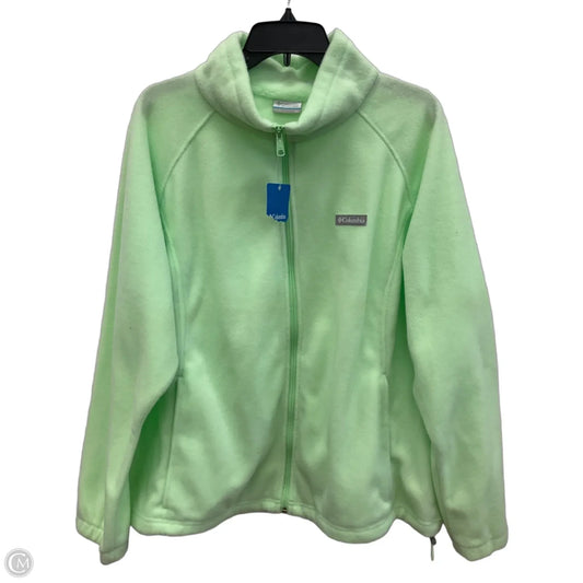 Athletic Jacket By Columbia In Green, Size: 3x