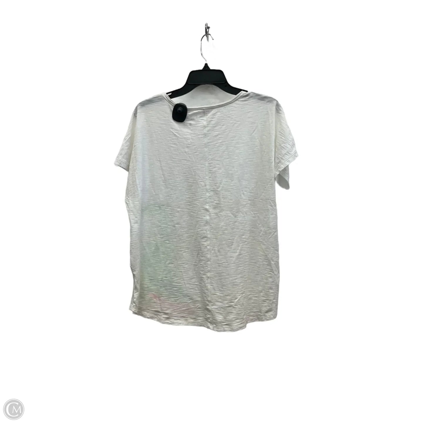 Top Short Sleeve Designer By Lilly Pulitzer In White, Size: Xl