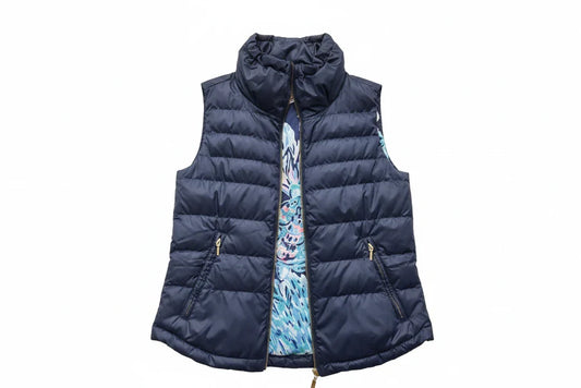 Vest Designer By Lilly Pulitzer In Blue, Size: Xs