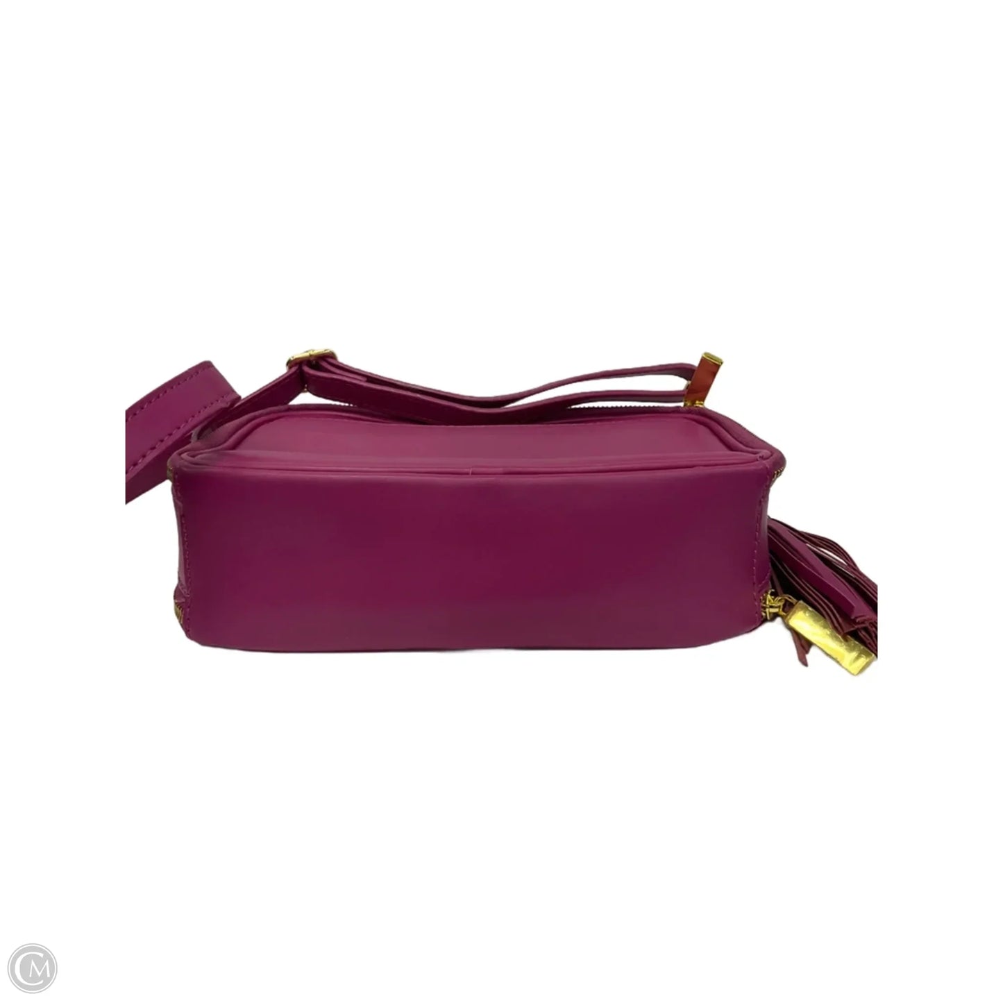 Crossbody Leather By Joy & Iman, Size: Medium
