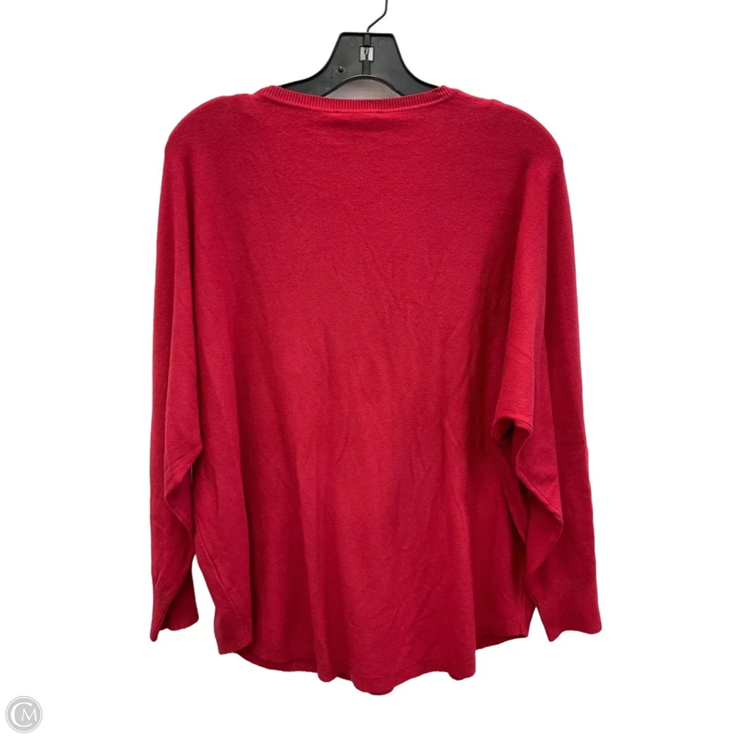 Top Long Sleeve By Vila Milano In Red, Size: 1x