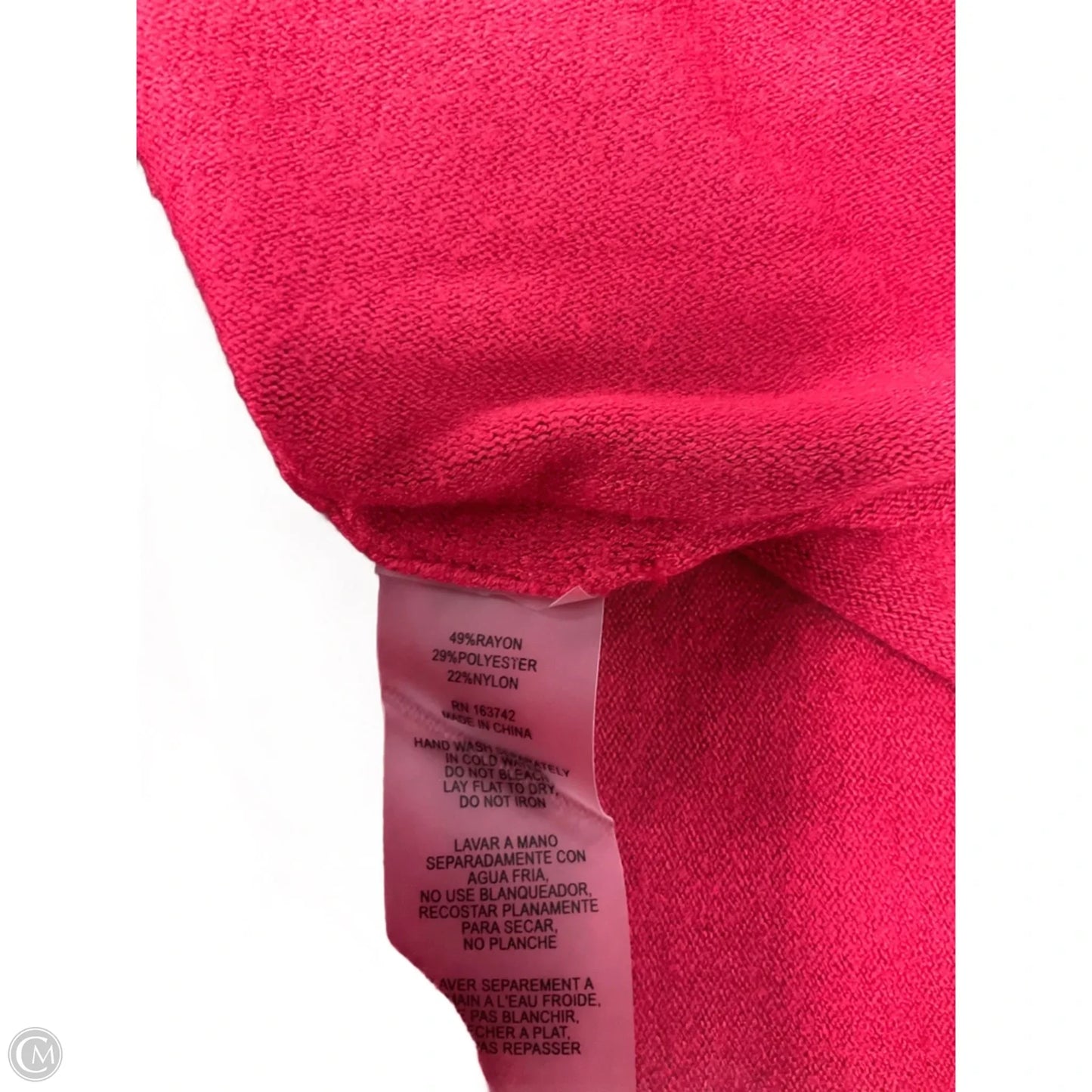 Top Long Sleeve By Vila Milano In Red, Size: 1x