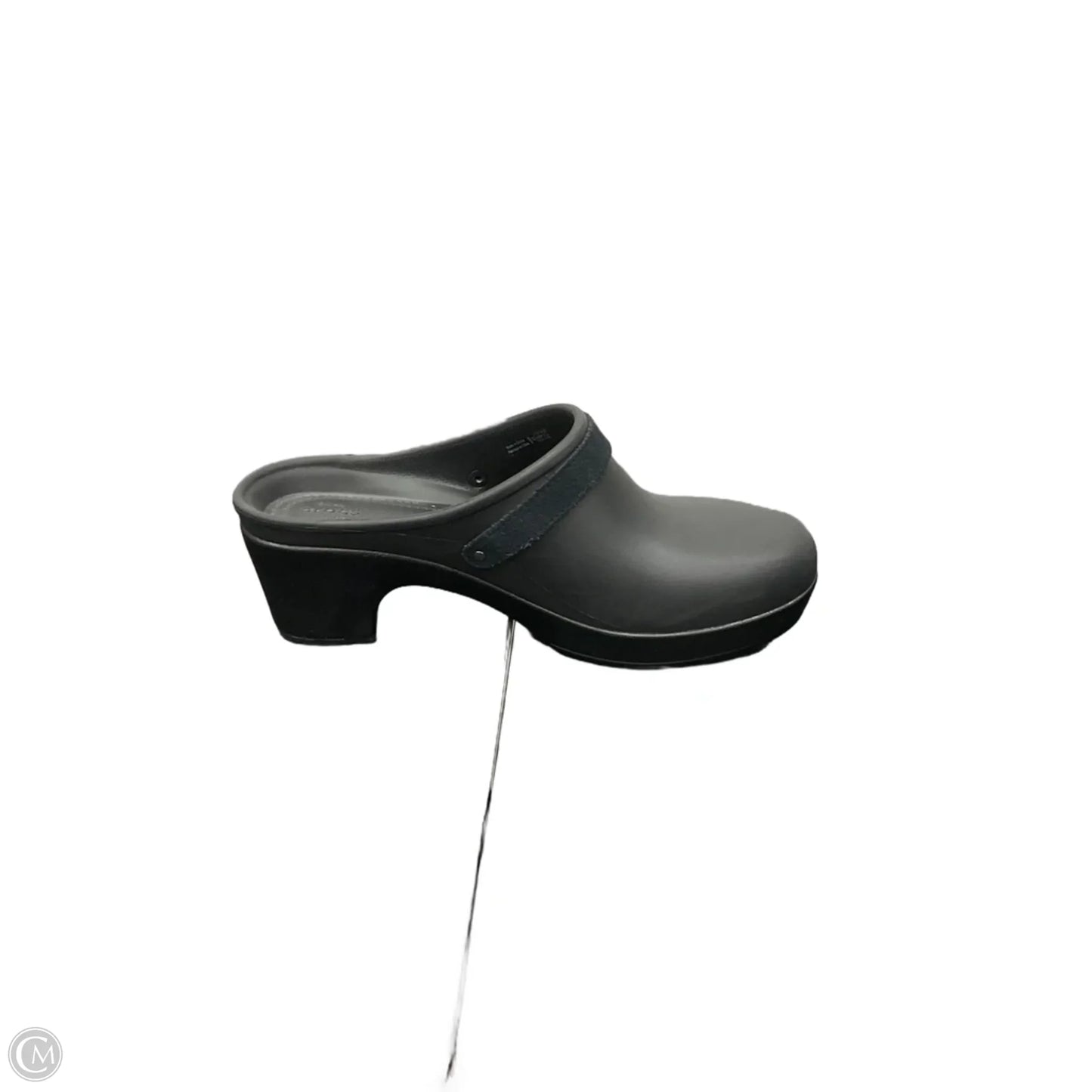 Shoes Heels Block By Crocs In Black, Size: 10