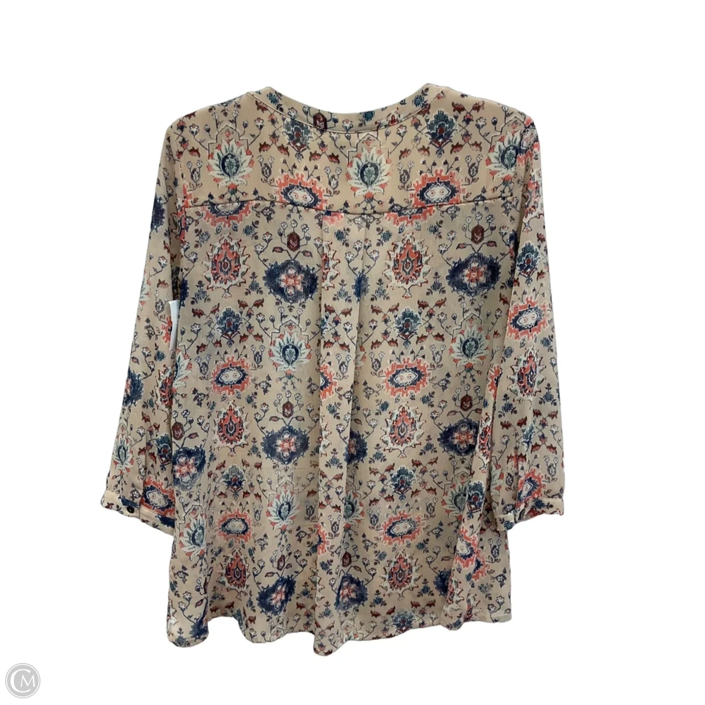 Top Long Sleeve By Maeve In Floral Print, Size: 10